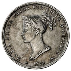 PARMA: Maria Luigia, 1815-1847, AR 2 lire, 1815. EF