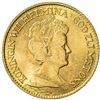 Image 1 : NETHERLANDS: Wilhelmina I, 1890-1948, AV 10 gulden, 1917. UNC