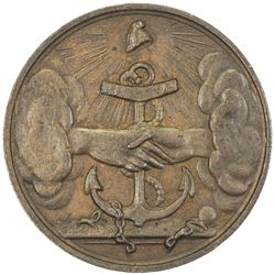POLAND: AE medal, 1833. EF