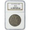 Image 3 : PORTUGAL: Joao, as Prince Regent, 1799-1816, AR 400 reis, 1816. NGC MS62