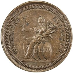 RUSSIAN EMPIRE: Catherine II, the Great, 1762-1796, AE novodel medal (10.41g), 1774. AU