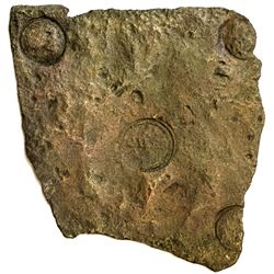 SWEDEN: Frederick I, 1720-1751, AE 4 daler plate money, Avesta, DM. VG