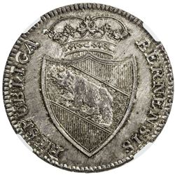 BERN: AR thaler, 1796. NGC MS64
