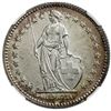 Image 1 : SWITZERLAND: AR 2 francs, 1928-B. NGC SP