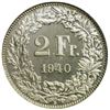 Image 2 : SWITZERLAND: AR 2 francs, 1940-B. NGC SP