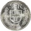 Image 2 : SWITZERLAND: AR 5 francs, 1940-B. PCGS MS66