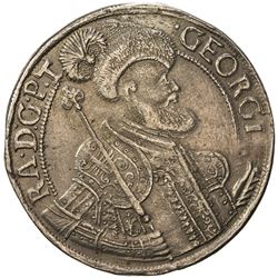 TRANSYLVANIA: Gyorgy Rakoczi II, 1648-1657, AR thaler (29.13g), Nagybanya, 1658. EF