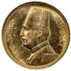 Image 1 : EGYPT: Fuad, as King, 1922-1936, AV 20 qirsh, 1930/AH1349. NGC MS65