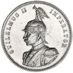 GERMAN EAST AFRICA: Wilhelm II, 1888-1918, AR rupie, 1890. UNC