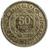 Image 2 : MOROCCO: Muhammad V, 1927-1962, 50 francs, ESSAI, Paris, AH1371. PCGS SP67