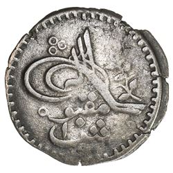 SUDAN: Abdullah b. Mohammed, 1885-1898, BI piastre (1.00g), Omdurman, AH1311 year 9. VF