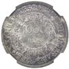 Image 2 : BRAZIL: Republic, AR 1000 reis, 1900. NGC MS62