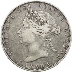 CANADA: Victoria, 1837-1901, AR 50 cents, 1870. F-VF