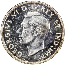 CANADA: George VI, 1936-1952, AR dollar, 1945. NGC MS64