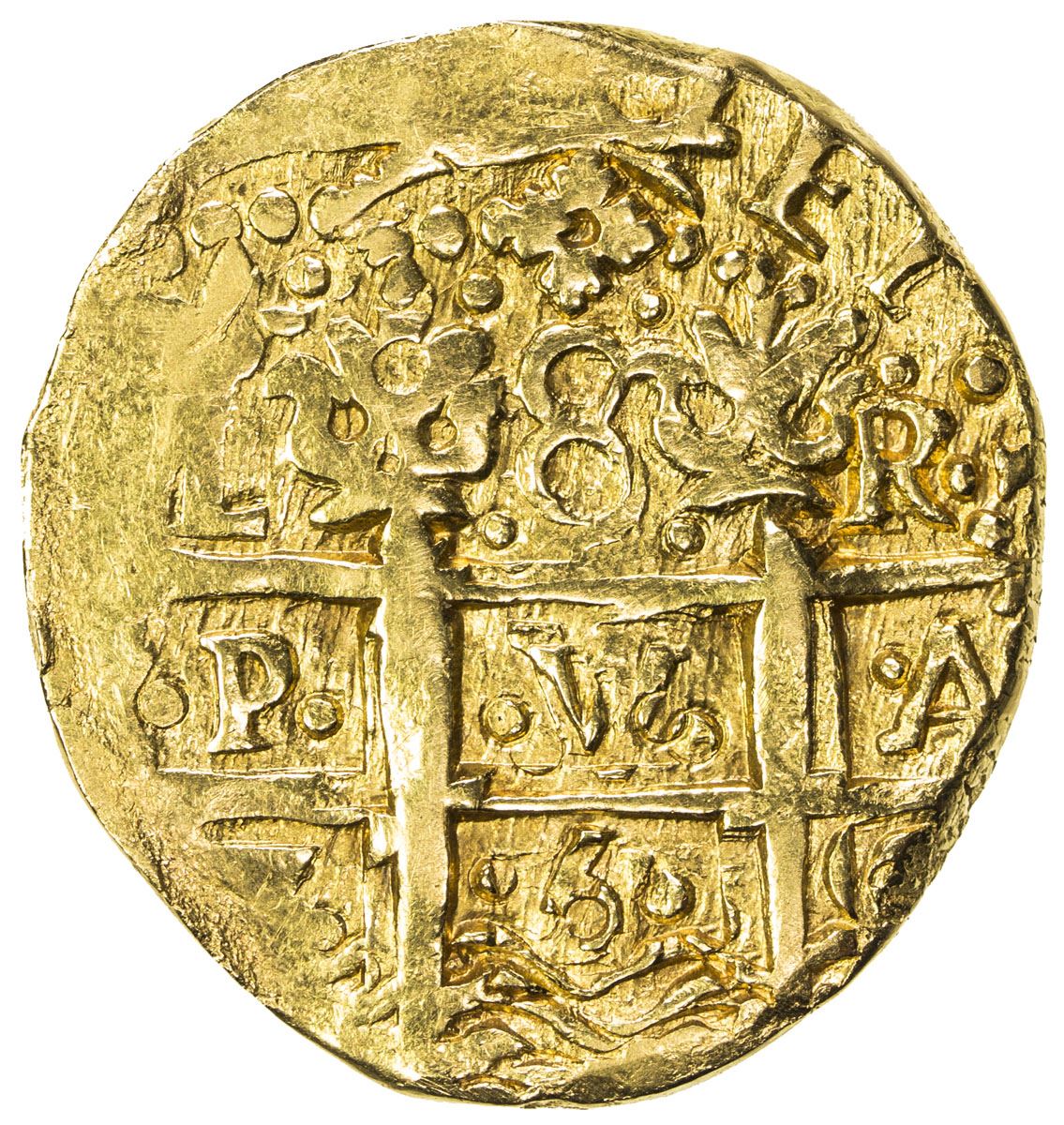 Lima Vi PERU: Fernando VI, 1746-1760, AV 8 escudos, Lima, 1750. EF