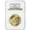 Image 3 : UNITED STATES:, 1904, gilt bronze medal. NGC MS67