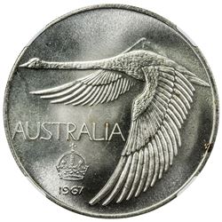 AUSTRALIA: AR dollar, 1967. NGC MS67