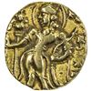 Image 1 : GUPTA: Kumaragupta I, ca. 409-452, AV dinar (7.90g). VF