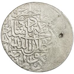 MUGHAL: Akbar I, 1556-1605, AR shahrukhi (4.61g), Kabul, AH965. VF