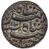 Image 1 : MUGHAL: Jahangir, 1605-1628, AR rupee, Qandahar, AH1026 year 12. NGC MS62