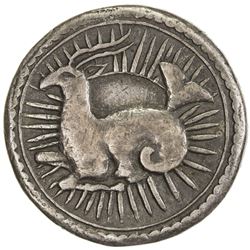 MUGHAL: Jahangir, 1605-1628, AR rupee (10.67g), "Agra", AH1032 & 1071. VF