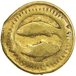 MUGHAL: Jahangir, 1605-1628, AV zodiac mohur (9.92g), Agra, AH1028 year 13. G