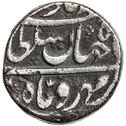MUGHAL: Shah Alam Bahadur, 1707-1712, AR rupee (11.30g), Tatta, year one (ahad). F