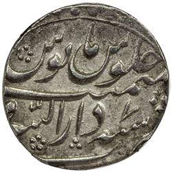 MUGHAL: Farrukhsiyar, 1713-1719, AR rupee, Burhanpur, year 7. NGC MS62