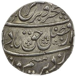 MUGHAL: Farrukhsiyar, 1713-1719, AR rupee, Khambayat, year 5. NGC MS62