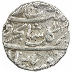 MUGHAL: Rafi-ud-Darjat, 1719, AR rupee (11.48g), Tatta, AH1131 year one (ahad). VF