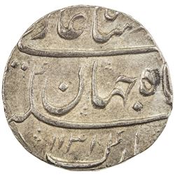 MUGHAL: Shah Jahan II, 1719, AR rupee (11.57g), Ahmadabad, AH1131 year one (ahad). AU