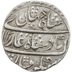 MUGHAL: Shah Jahan II, 1719, AR rupee (11.39g), Gwalior, AH1131 year one (ahad). EF