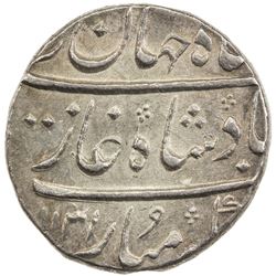 MUGHAL: Shah Jahan II, 1719, AR rupee (11.48g), Surat, AH1131 year one (ahad). AU
