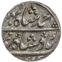 MUGHAL: Ahmad Shah Bahadur, 1748-1754, AR rupee, Lahore, AH1161 year one (ahad). NGC MS63