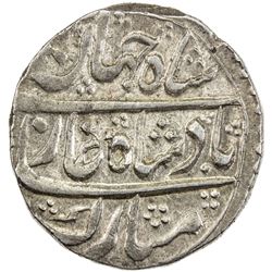 MUGHAL: Shah Jahan III, 1759-1760, AR rupee (11.31g), Maha Indrapur, AH(11)73 year one (ahad). EF-AU