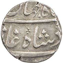 MUGHAL: Shah Jahan III, 1759-1760, AR rupee (11.46g), "Surat", ND. VF