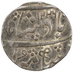 BARODA: Anand Rao, 1800-1819, AR rupee (11.47g), Petlad, AH1226 year 6. VF