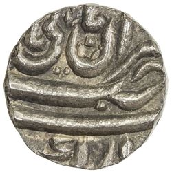 BHOPAL: AR 1/4 rupee (2.71g), Bhopal, year 18. AU