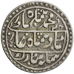 JHALAWAR: temp. Madan Singh, 1837-1845, AR nazarana rupee (11.06g), Jhalawar, AH1259 year 6. VF