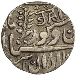JODHPUR: Jaswant Singh, 1873-1895, AR 1/4 rupee (2.80g), Jodhpur, year 22 (frozen). VF-EF