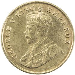 BRITISH INDIA: George V, 1910-1936, 8 annas, 1920(b). EF