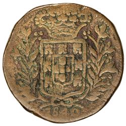 DAMAO: Maria II, 1834-1853, AE 60 reis (32.57g), 1840. VF