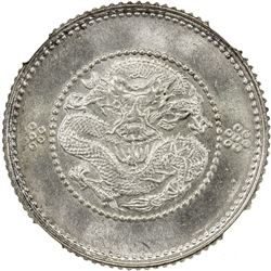YUNNAN: Kuang Hsu, 1875-1908, AR 10 cents, ND (1911-15). NGC MS64