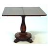 Image 2 : Regency rosewood tea table, the folding top…
