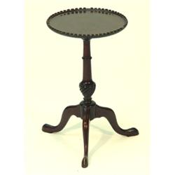 Edwardian circular mahogany wine table, the…