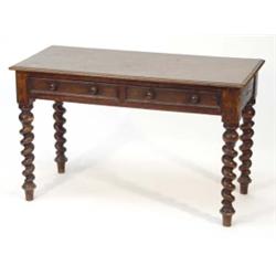 Victorian mahogany hall table with moulded …