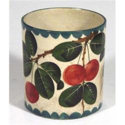 Wemyss pottery preserve pot, hand painted w…