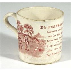 Victorian children's mug, transfer printed …