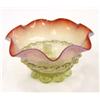 Image 1 : Victorian green vaseline and Cranberry glas…