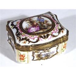 Shaped 19th century Continental porcelain a…